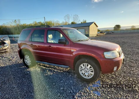 2006 Mercury Mariner z USA, uszkodzony, nr VIN 4M2CU56156DJ07815